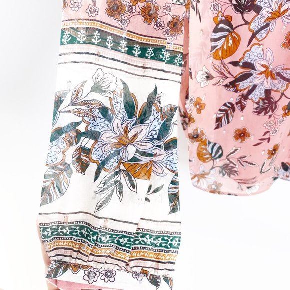 Veronica Beard Mauve pink floral Silk Lowell Blouse Top SZ 2 NWT - Picture 15 of 16